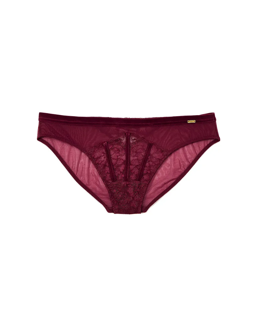 Luxabell Bikini Dark Red panty bundle Still 1