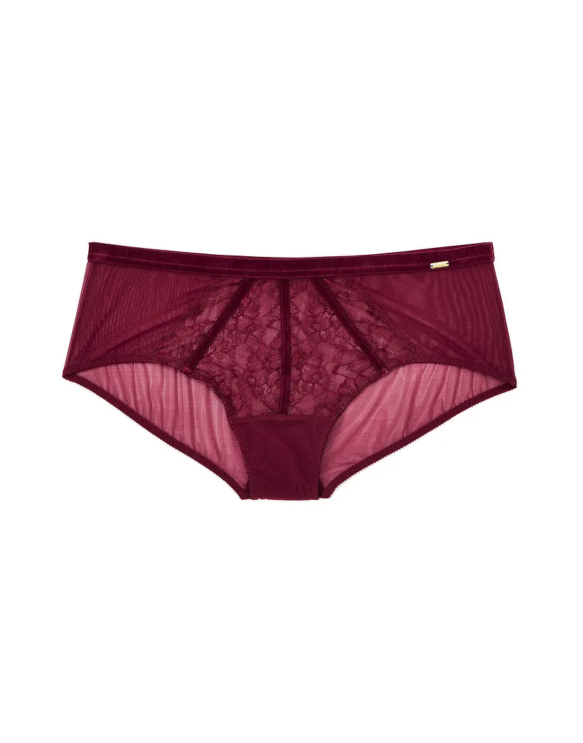 Luxabell Shortie Dark Red panty bundle Still 1