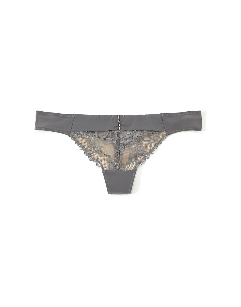 Melodina Thong Dark Gray panty bundle Still 1
