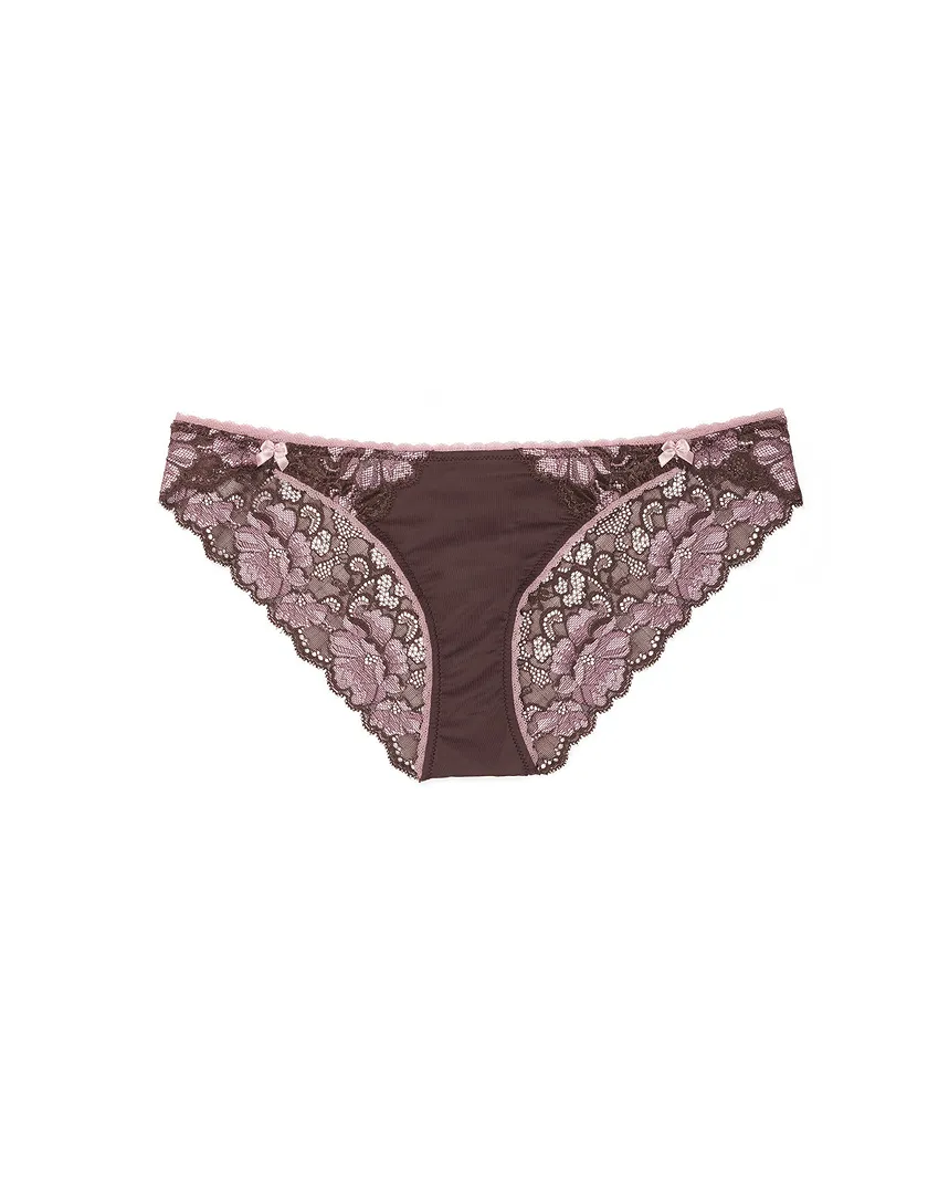Lidia Bikini Dark Brown panty bundle Still 1