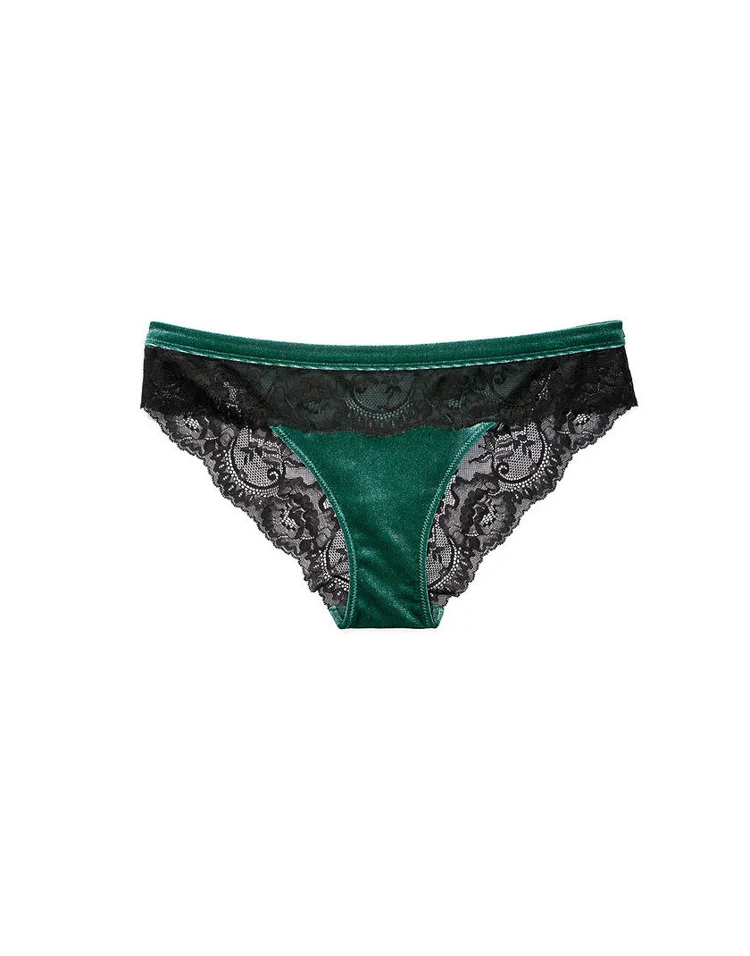 Eabha Bikini Dark Green panty bundle Still 1