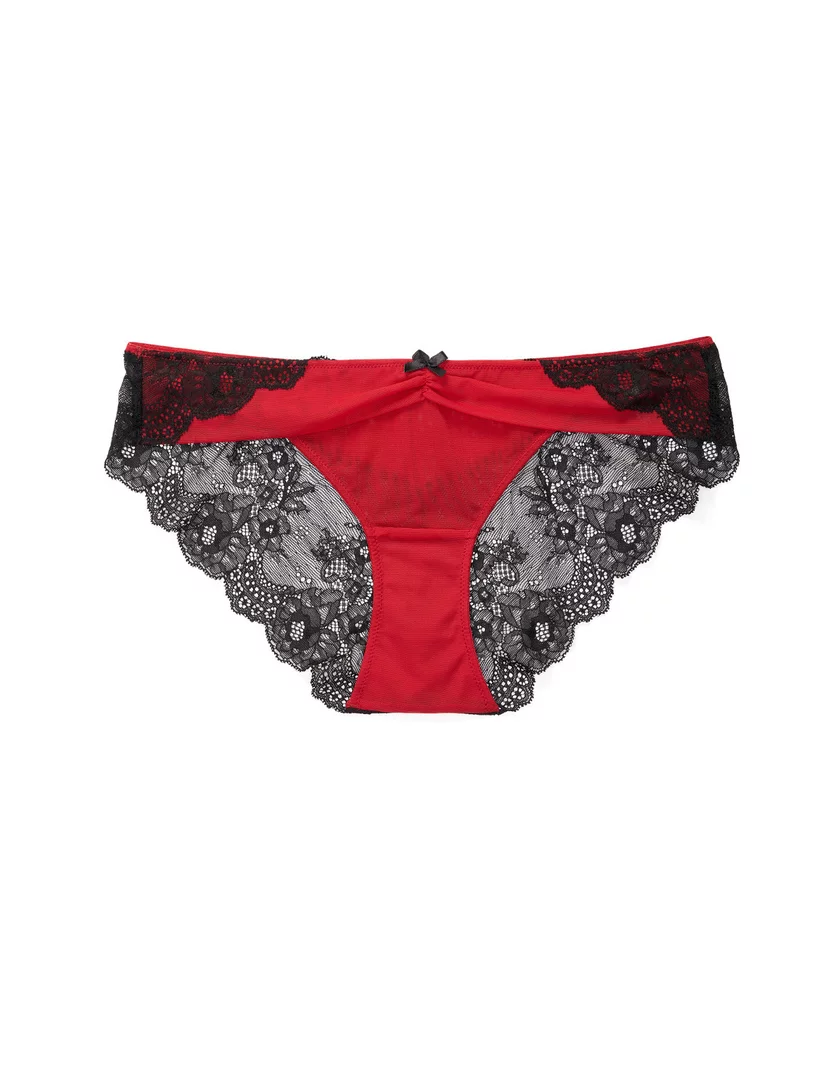 Clairabella Bikini Dark Red panty bundle Still 3
