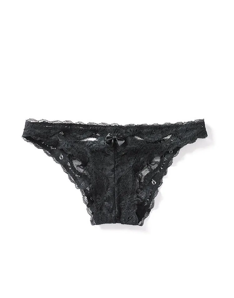 Jovena Bikini Black 2 panty bundle Model 1