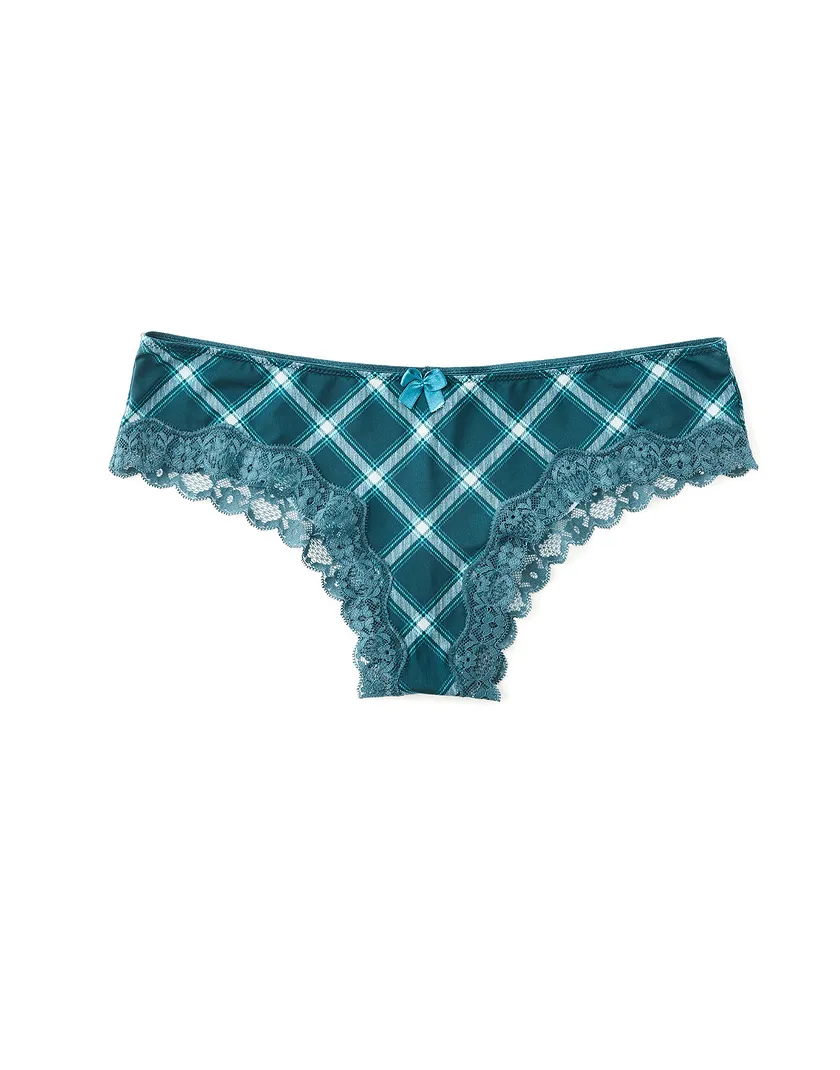 Meissa Cheeky Plaid Blue panty bundle Still 1