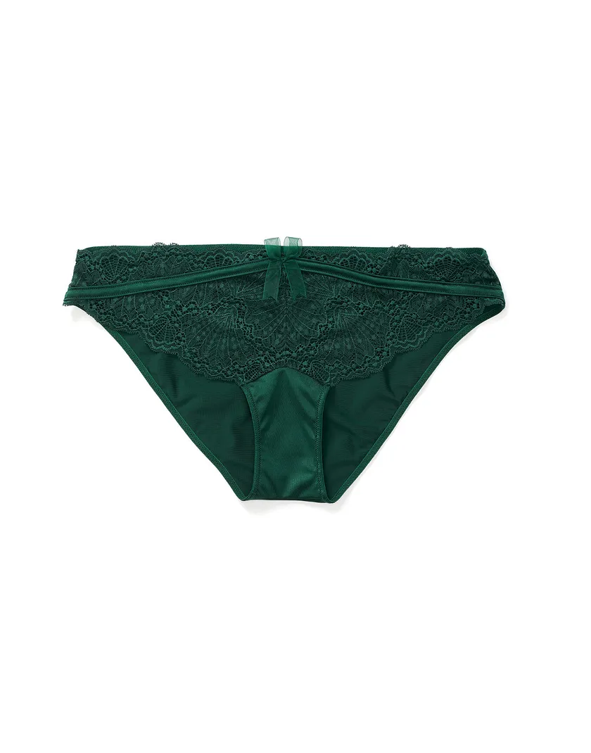 Hannalee Cheeky Thong Dark Green panty bundle Still 1