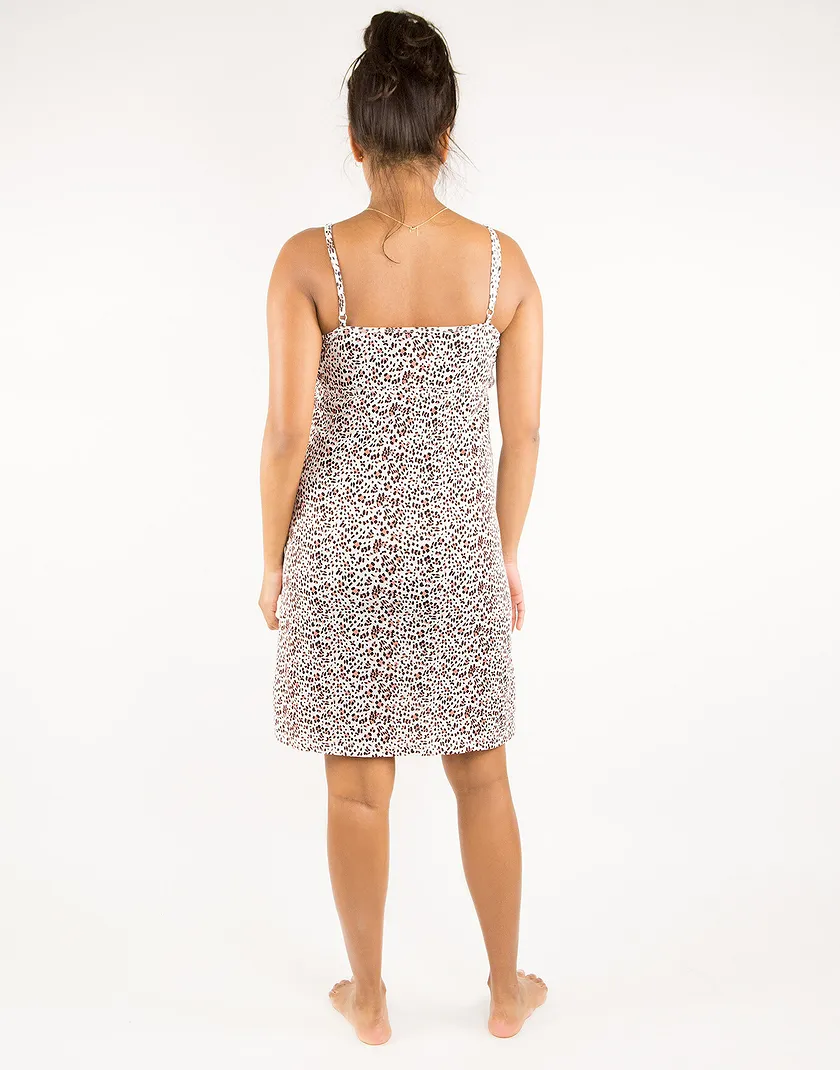Leopard Nightie Animal White sleepwear bundle Model 2