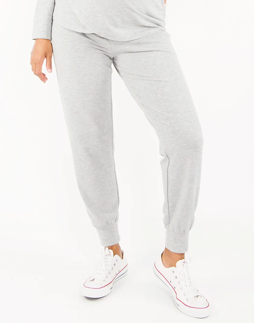 Foldover Jogger Gray athleisure bundle Model 7