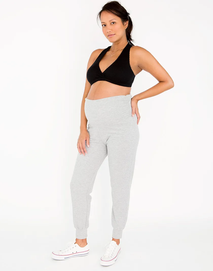 Foldover Jogger Gray athleisure bundle Model 3
