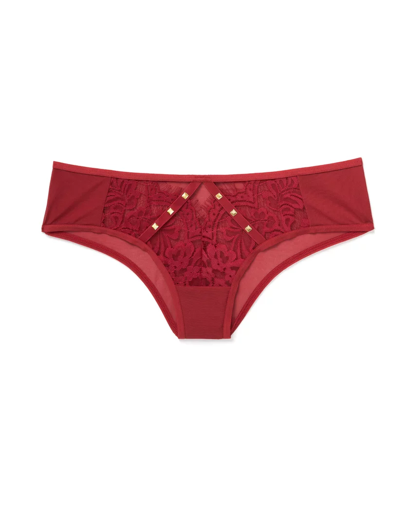 Emmeline Cheeky Dark Red panty bundle Still 3