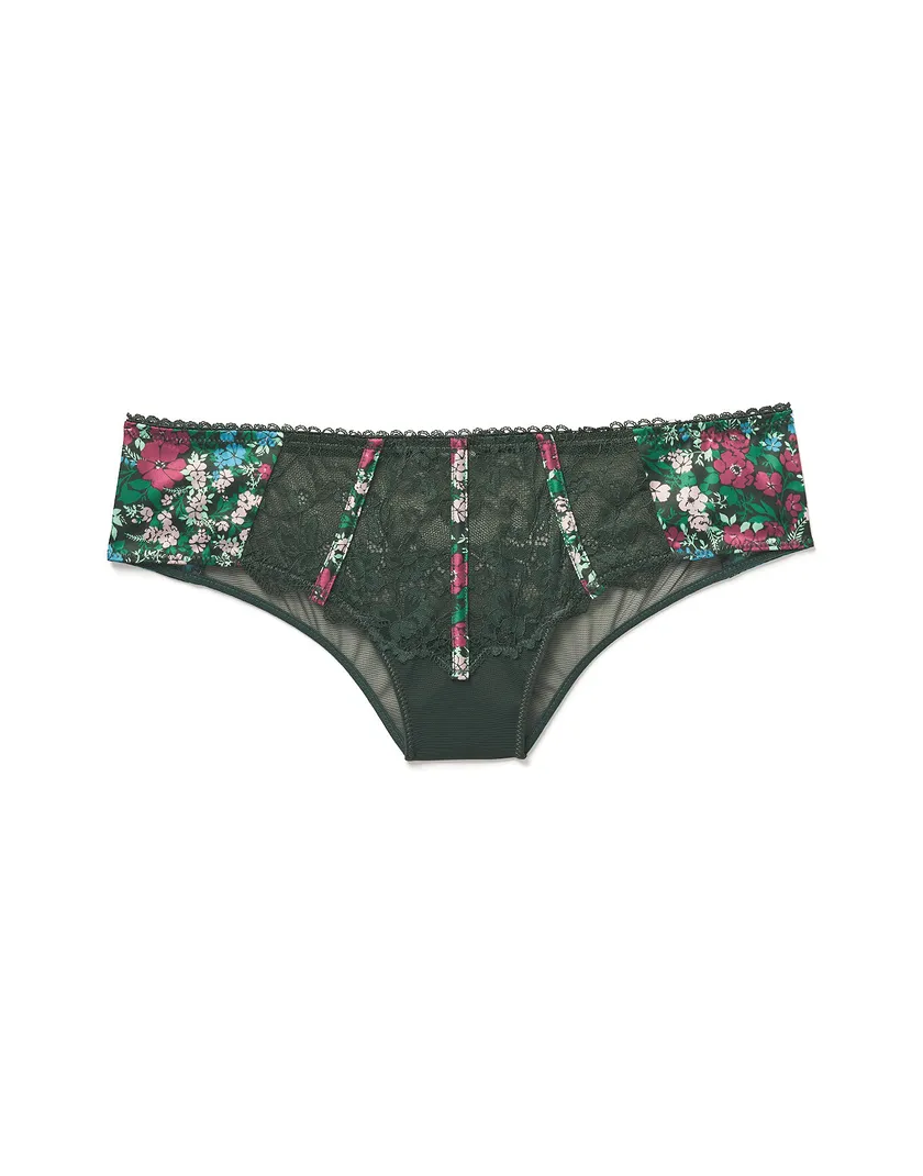 Lisette Cheeky Floral Green panty bundle Still 1