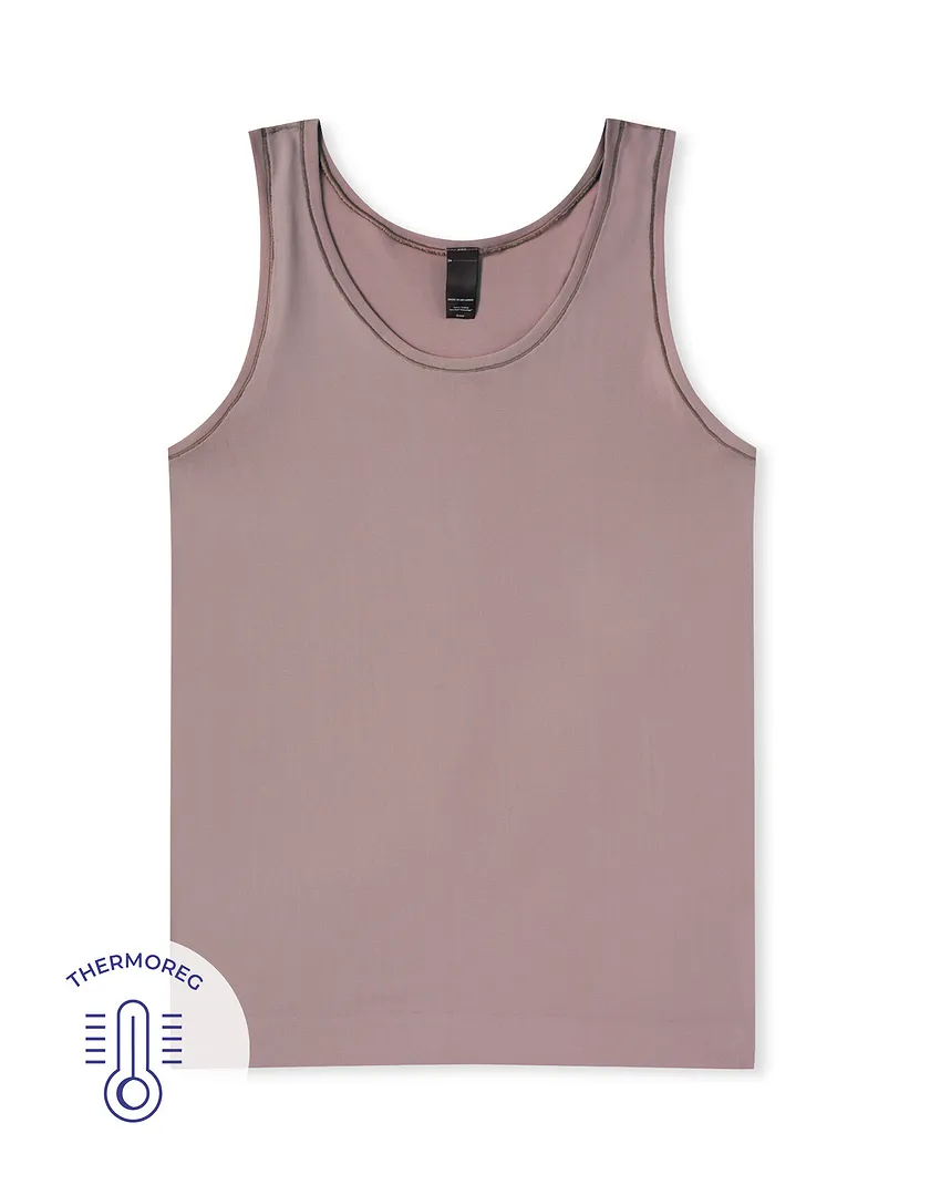 The Anytime Tank Medium Beige tops bundle Still 3