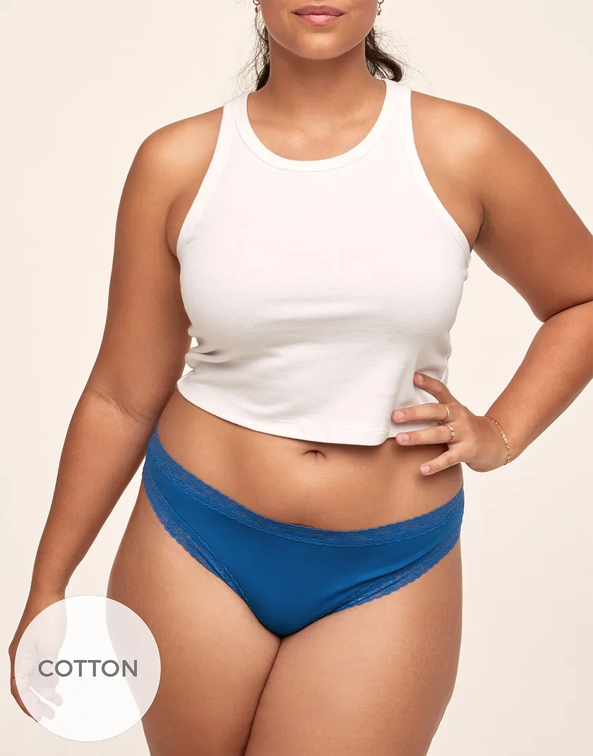 Lili Thong Dark Blue 3 Plus panty bundle Model 4