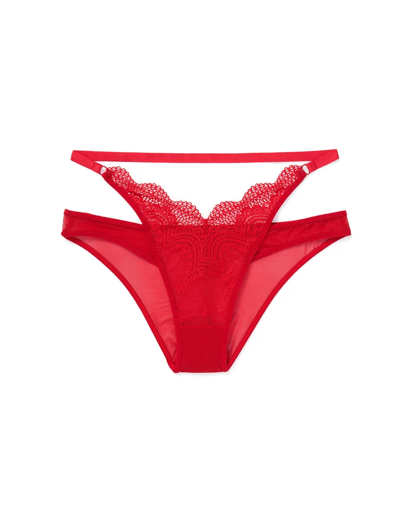 Kaia Solo Cheeky Dark Red panty bundle Still 3