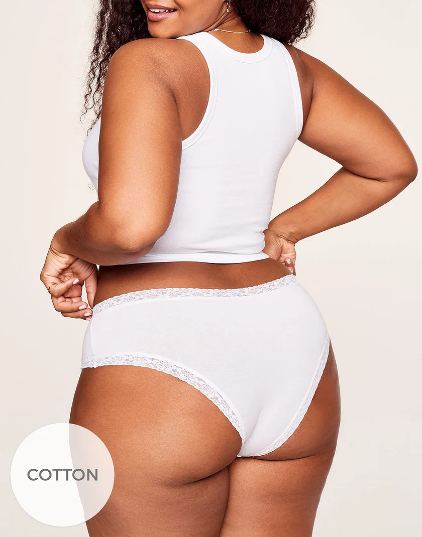 Romi Cheeky White Plus panty bundle Model 1