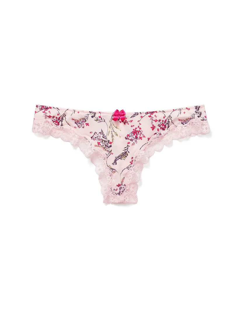 Kati Thong Floral Pink panty bundle Still 1