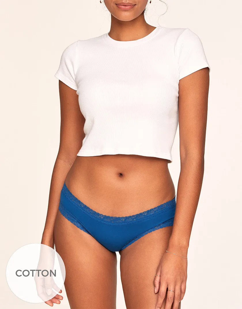Romi Cheeky Dark Blue 3 panty bundle Model 4