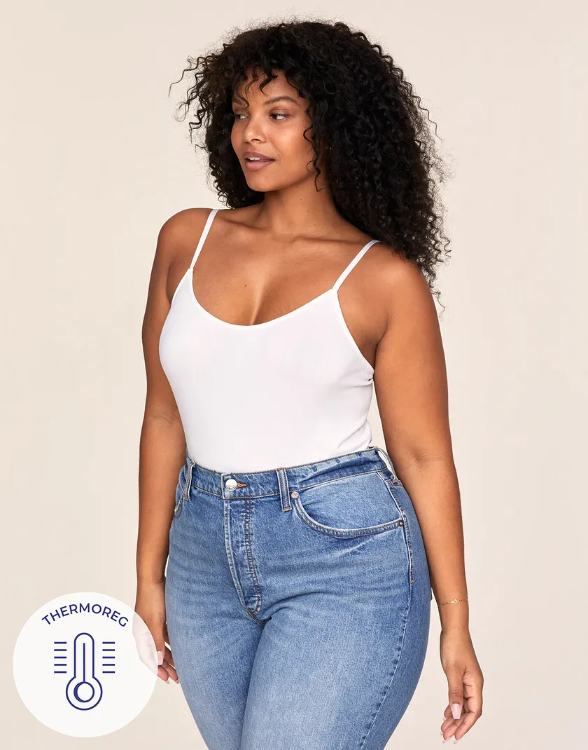 The Perfect Cami White Plus tops bundle Model 2