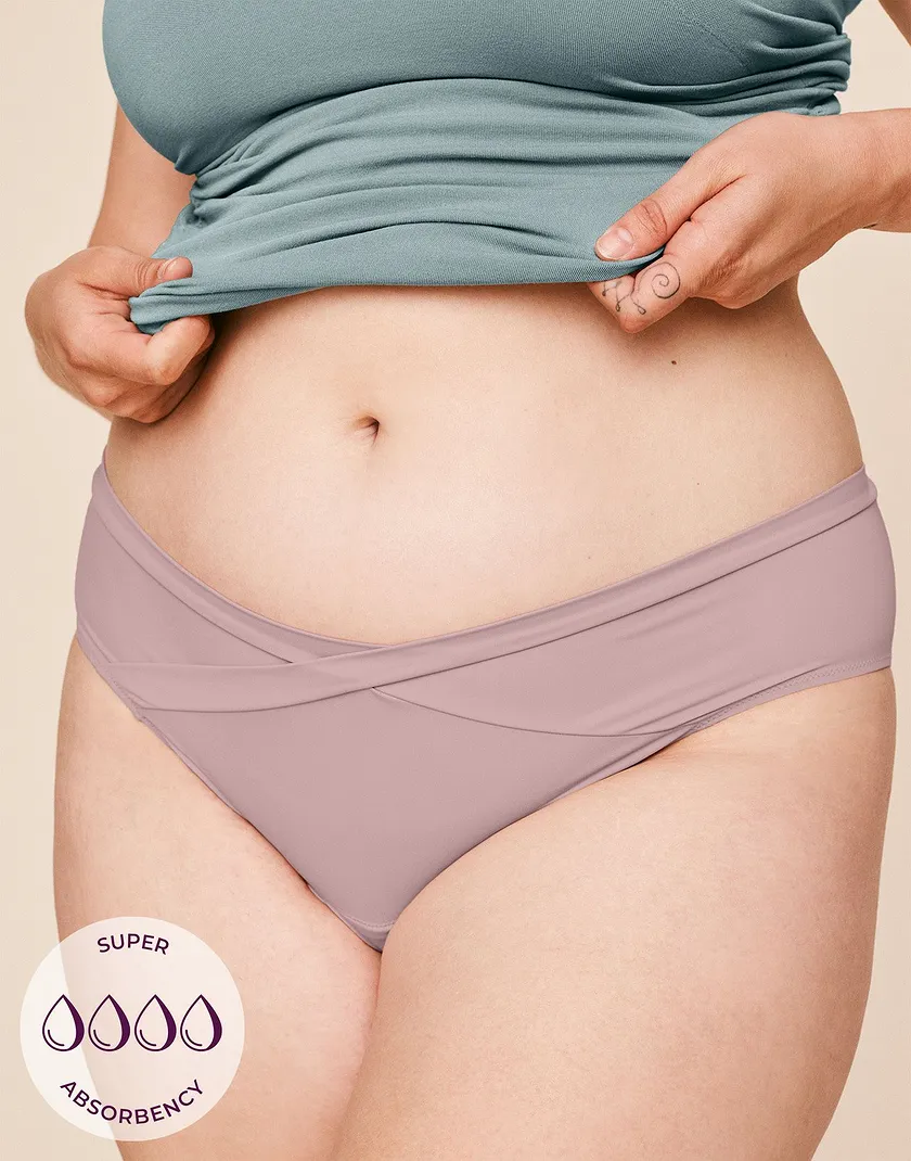 Mama Low-Rise Bikini Medium Beige Plus panty bundle Model 1