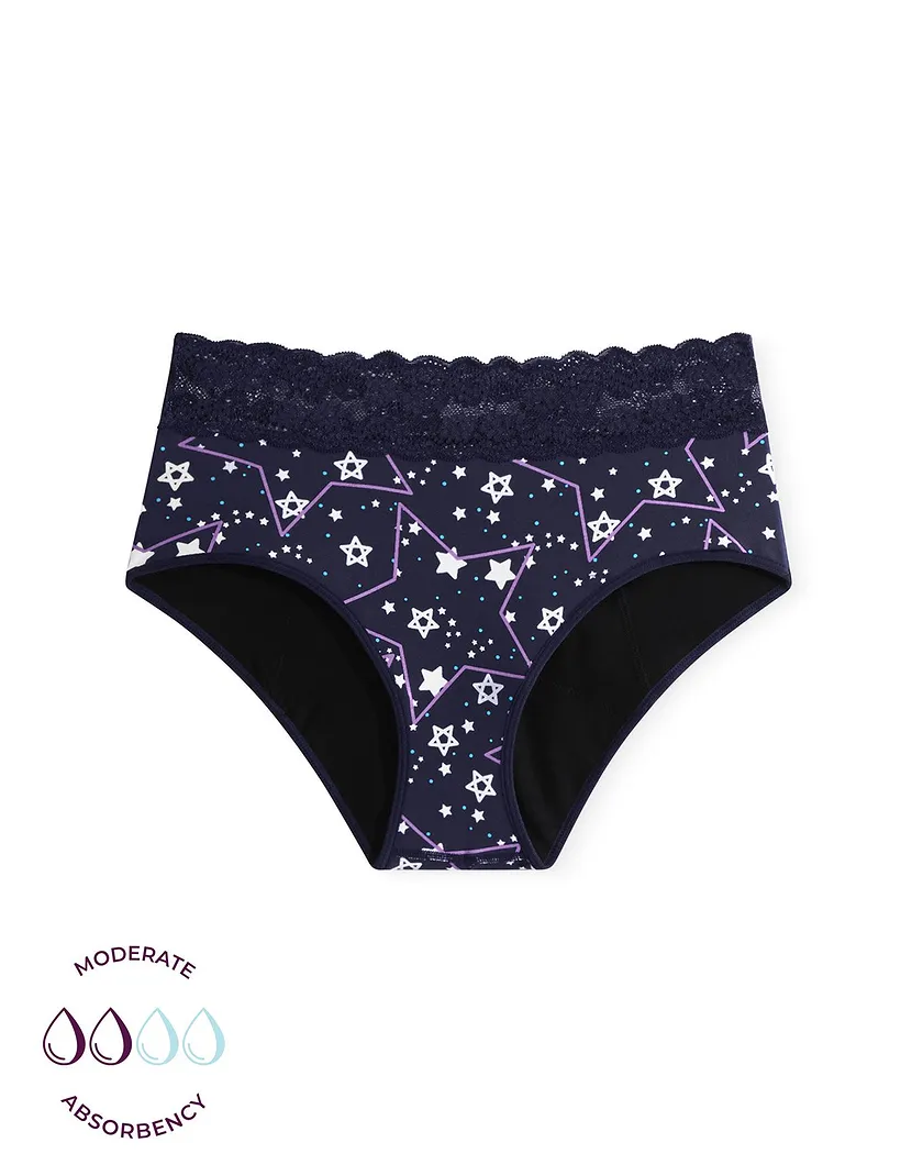 Ella Midi Brief Novelty Blue 2 panty bundle Still 3