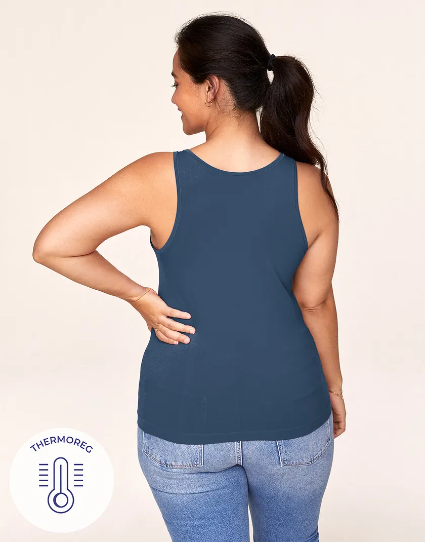 The Anytime Tank Dark Blue Plus tops bundle Model 5