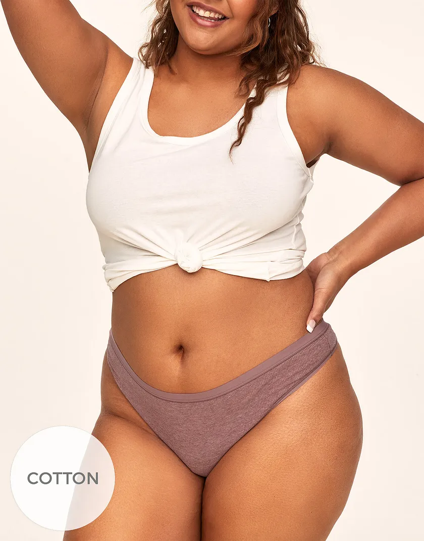 Alexandra Thong Brown Plus panty bundle Model 5