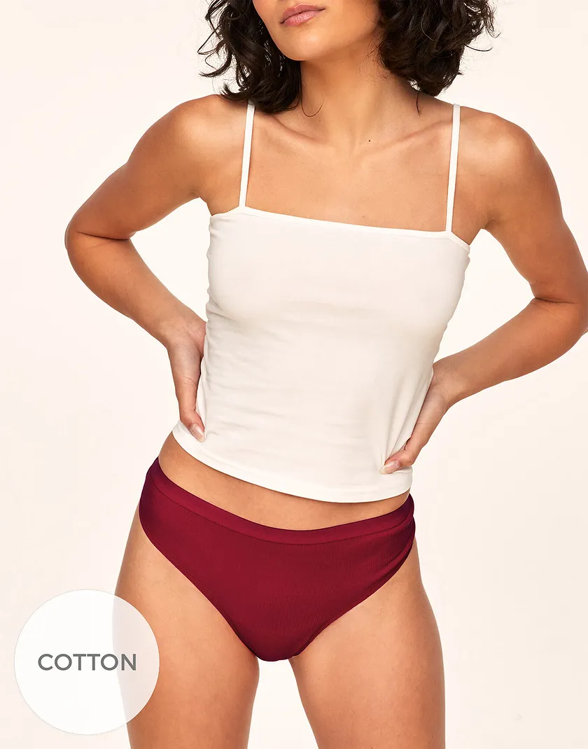 Alexandra Thong Red panty bundle Model 4