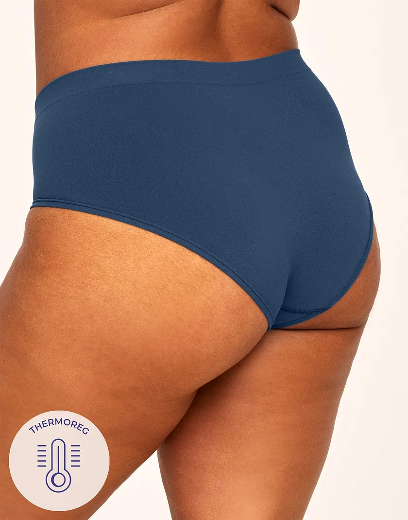The Hipster Hipster Dark Blue Plus panty bundle Model 1