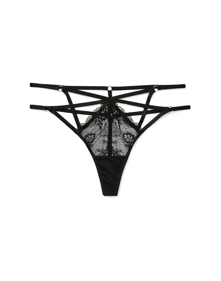 Vianna G-String Black panty bundle Still 1