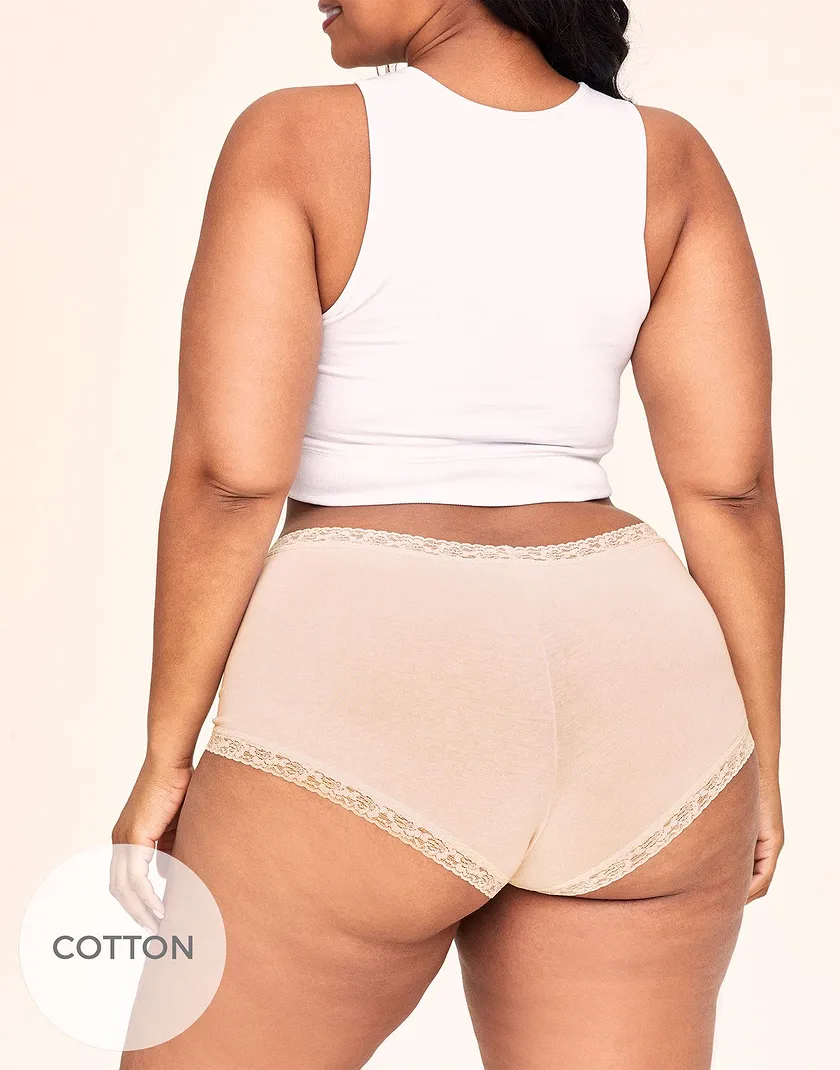 Poli Shortie Light Pink Plus panty bundle Model 2