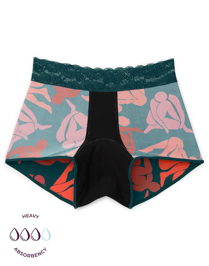 Emily Shortie Novelty Green panty bundle Still 7