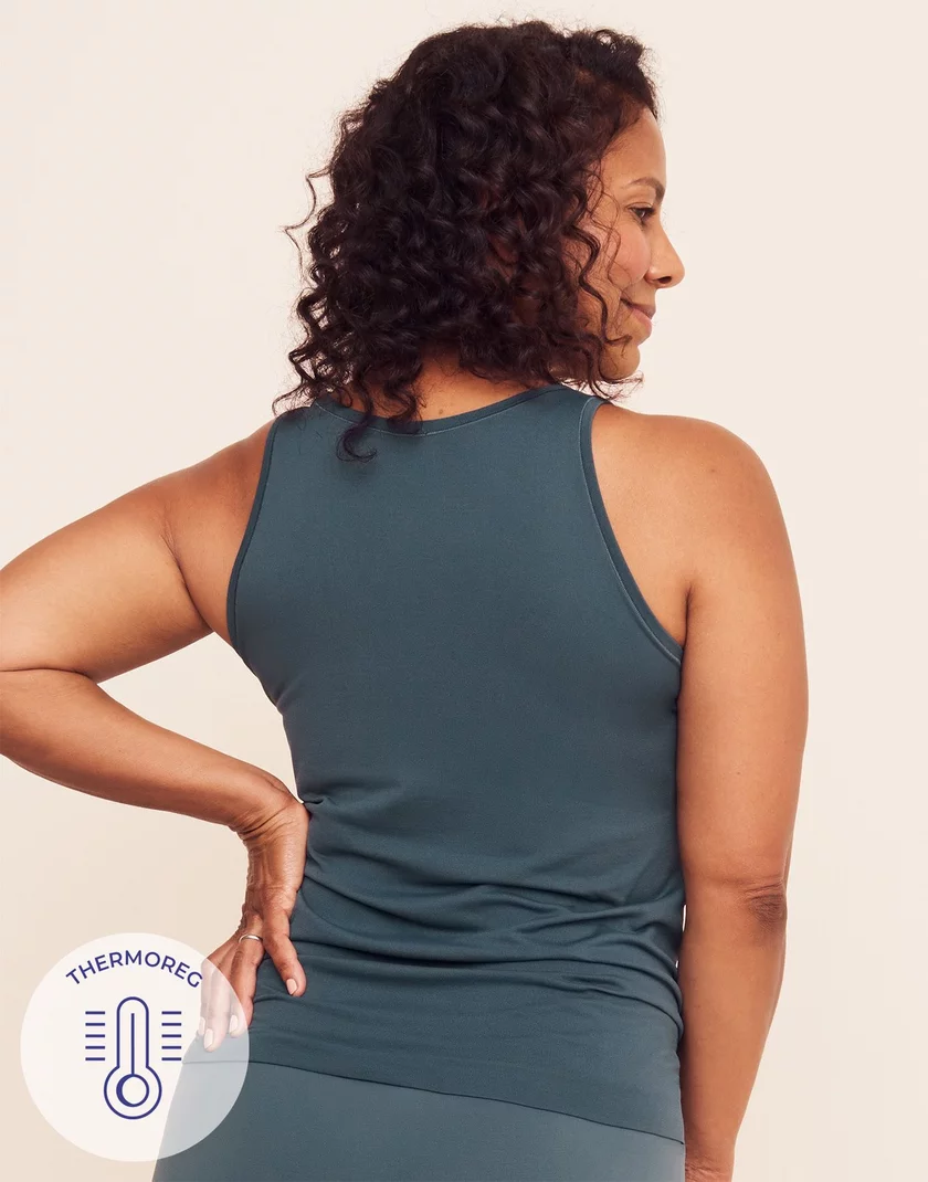 The Anytime Tank Dark Gray tops bundle Model 4