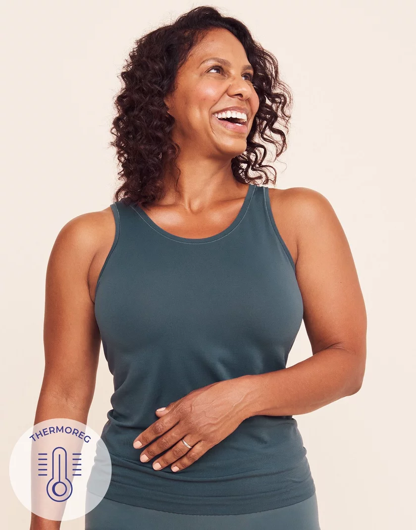 The Anytime Tank Dark Gray tops bundle Model 1