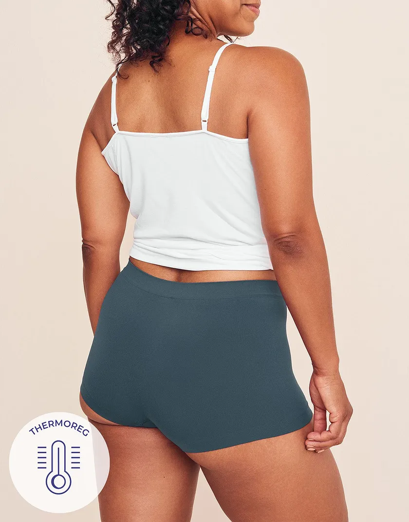 The Boy Short Boyshort Dark Gray panty bundle Model 2