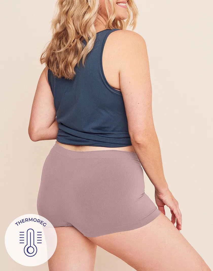 The Boy Short Boyshort Medium Beige Plus panty bundle Model 1