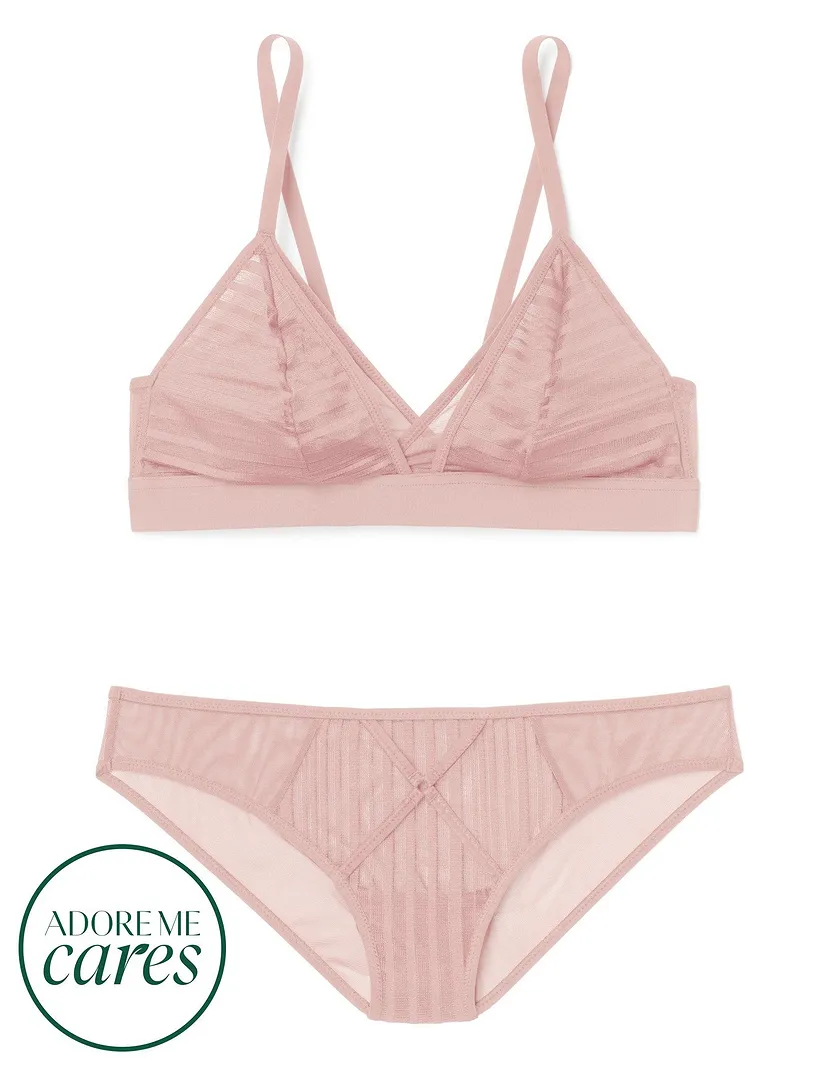 Tori Medium Beige Unlined bra and panty bundle Still 4