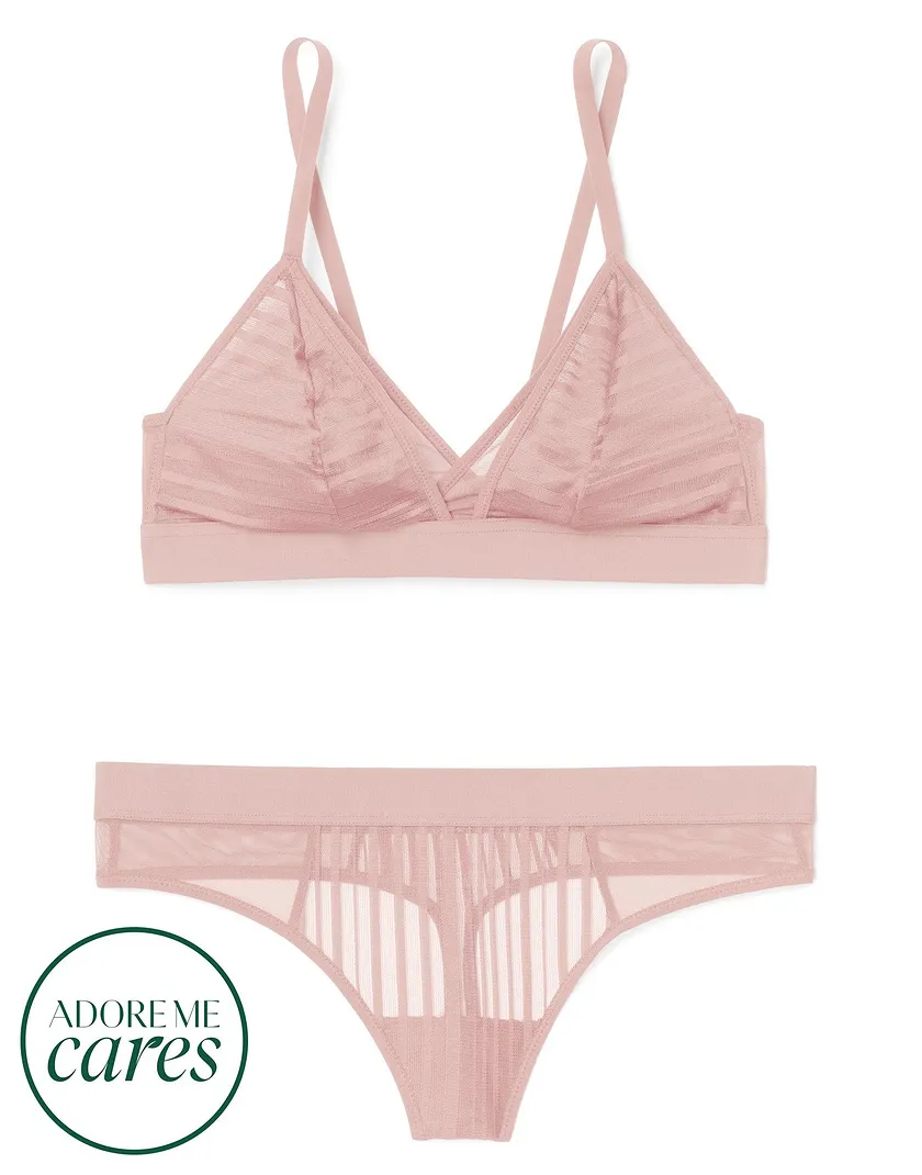Tori Medium Beige Unlined bra and panty bundle Still 5