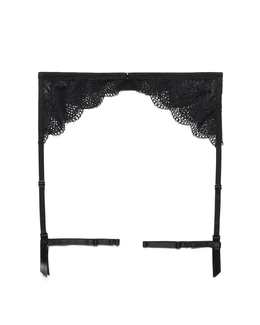 Kaia Garter Black Plus lingerie bundle Still 2