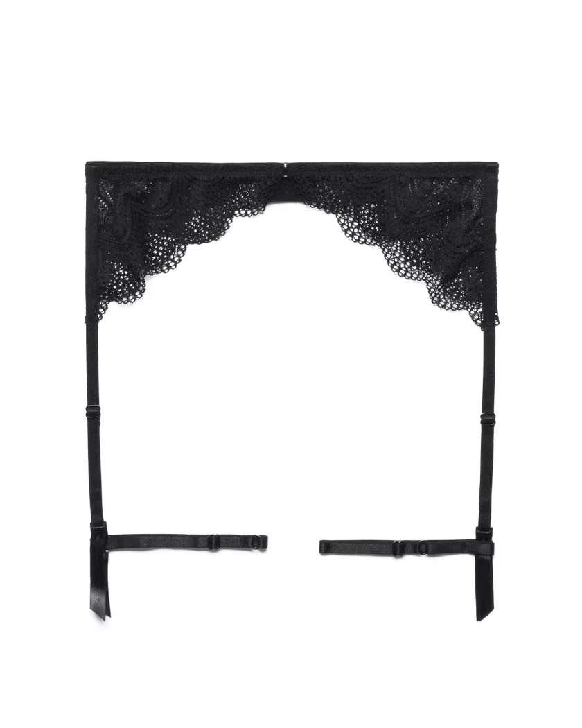 Kaia Garter Black lingerie bundle Still 2