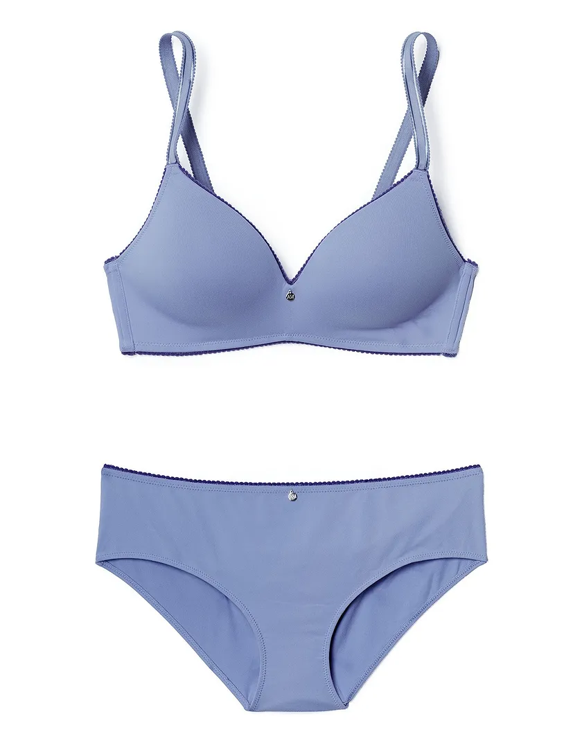 Jeannette Dark Purple Push Up bra and panty bundle Still 5
