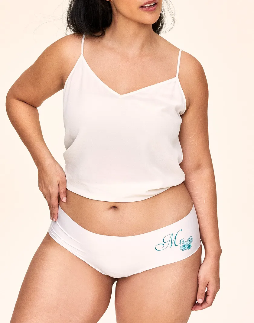 Leto Hipster Placement White Plus panty bundle Model 5