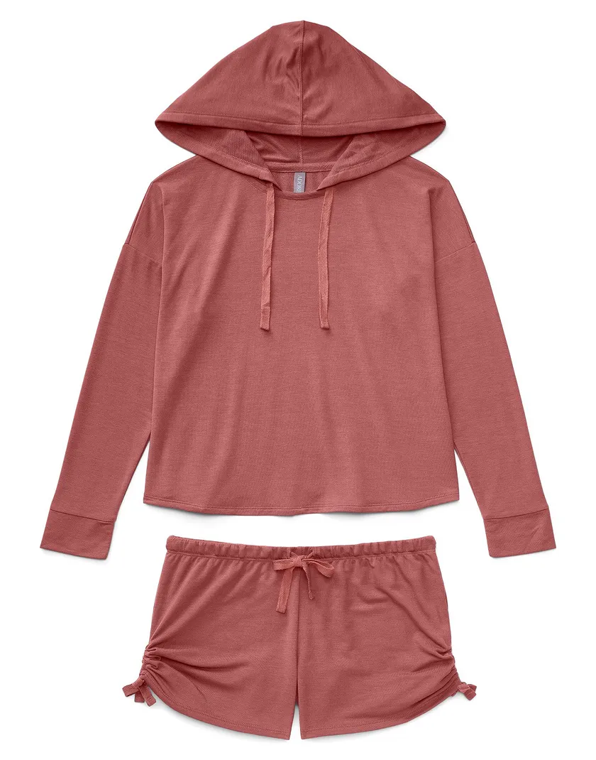 Abbey Dark Pink lounge bundle Still 3