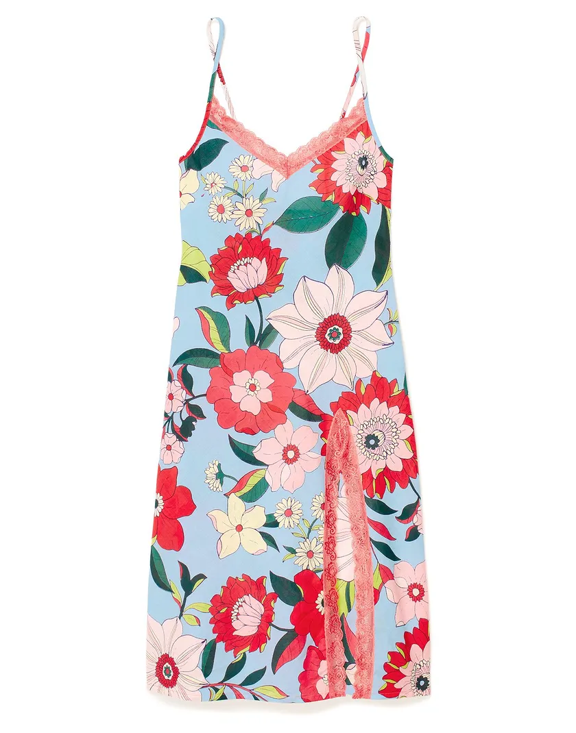 Analise Floral Blue lounge bundle Still 3