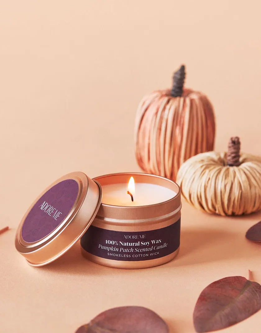Pumpkin Patch Scented Candle accessory bundle Model 1