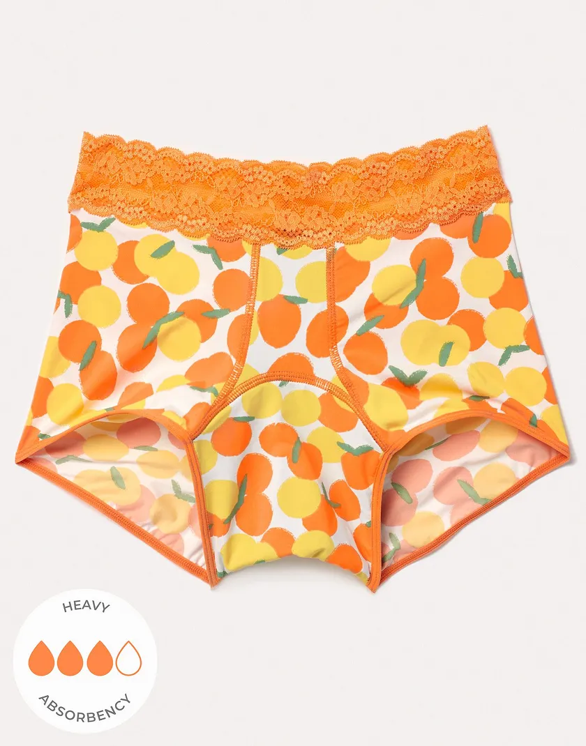 Emily Shortie Convo Orange panty bundle Still 3