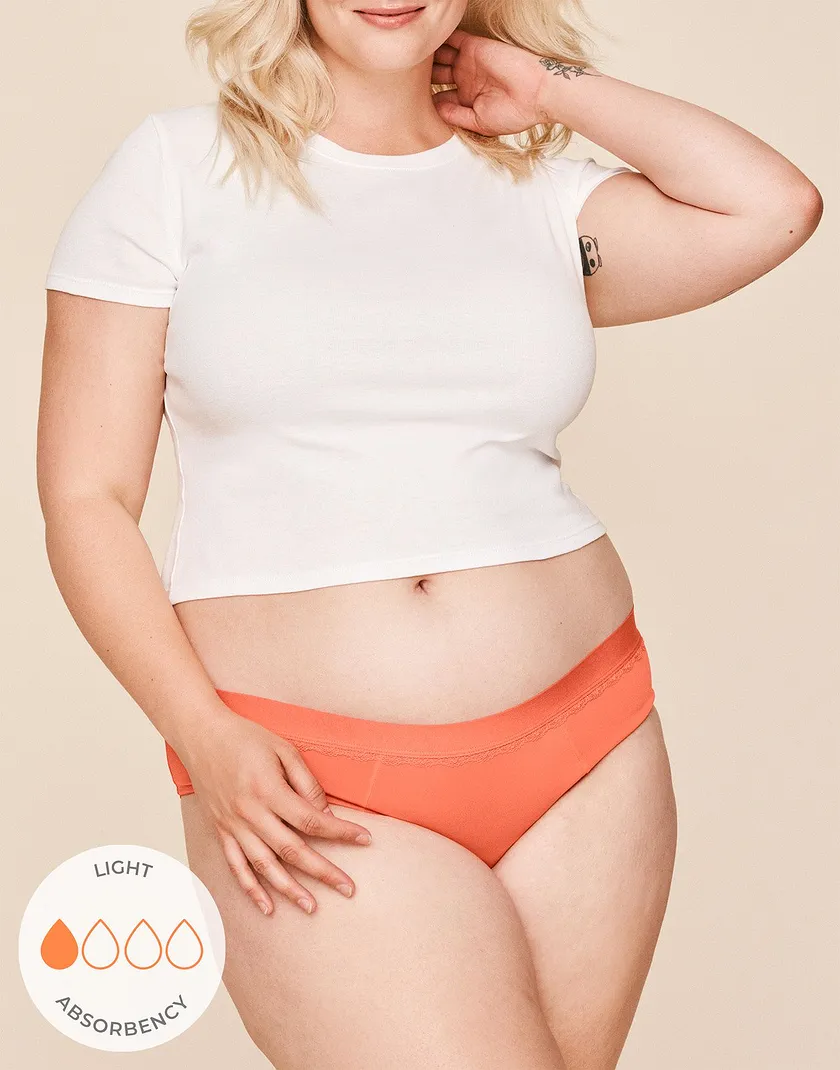 Cindy Cheeky Medium Orange Plus panty bundle Model 5