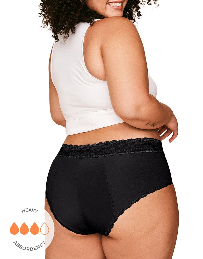 Amelia High Waisted Black Plus panty bundle Model 2
