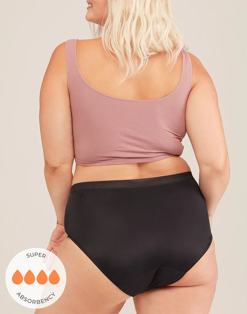 Jess High Waisted Black Plus panty bundle Model 2