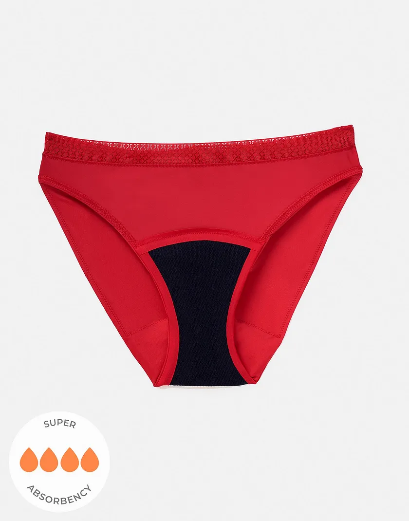 Katelin Bikini Dark Red panty bundle Still 8