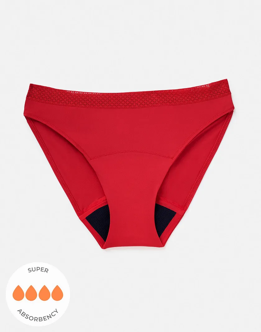 Katelin Bikini Dark Red panty bundle Still 3