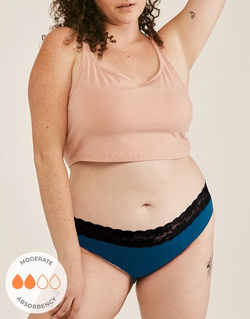 Alice Bikini Dark Blue Plus panty bundle Model 5
